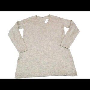 NWT Reitmans Womens Sweater Size S Pullover Beige V Neck​​